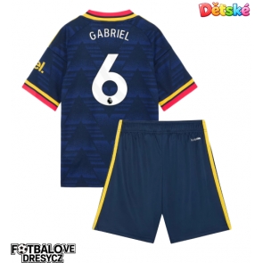 Arsenal Gabriel Magalhaes #6 Dětské Venkovní dres komplet 2026-27 Krátký Rukáv (+ trenýrky)